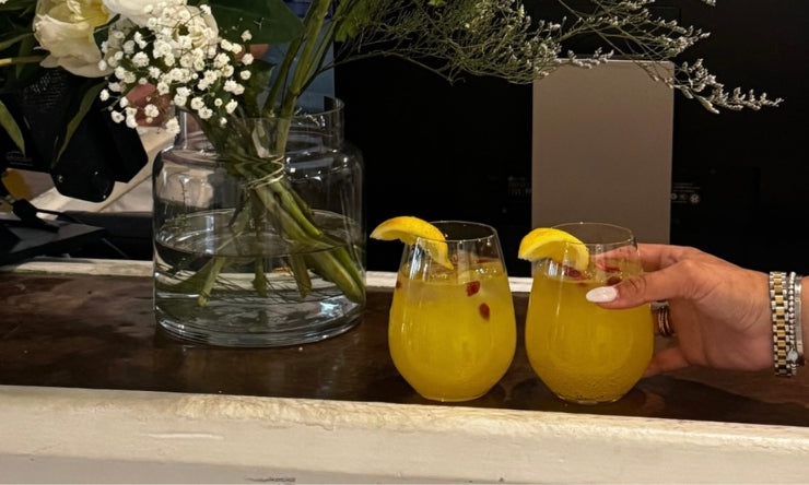 Mocktail collagène fizz