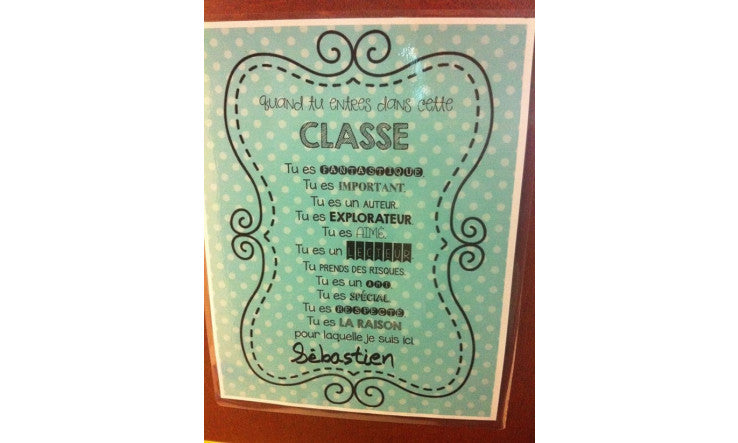 Mon école et mes professeurs