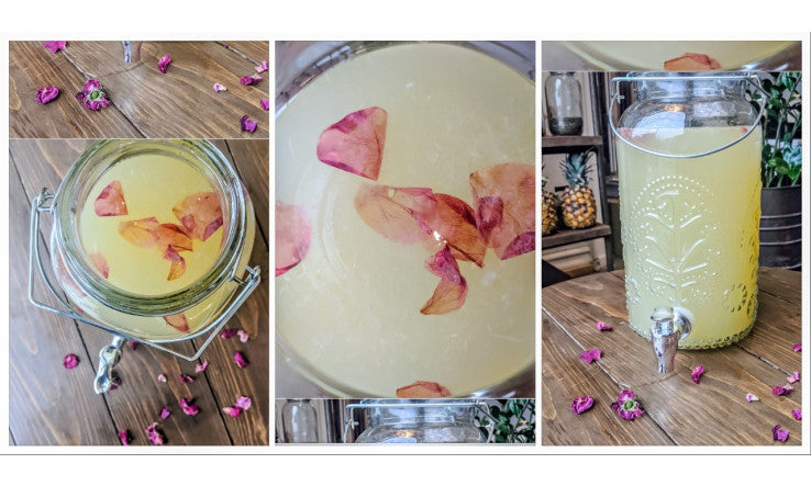 Notre limonade à la rose