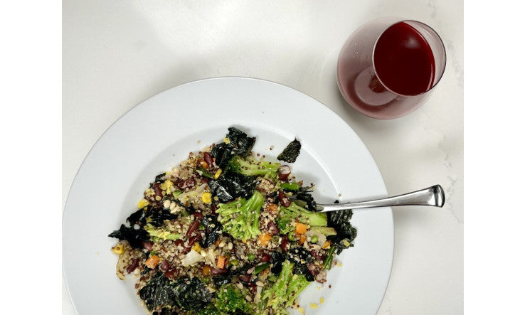 Voici notre repas Blue zone