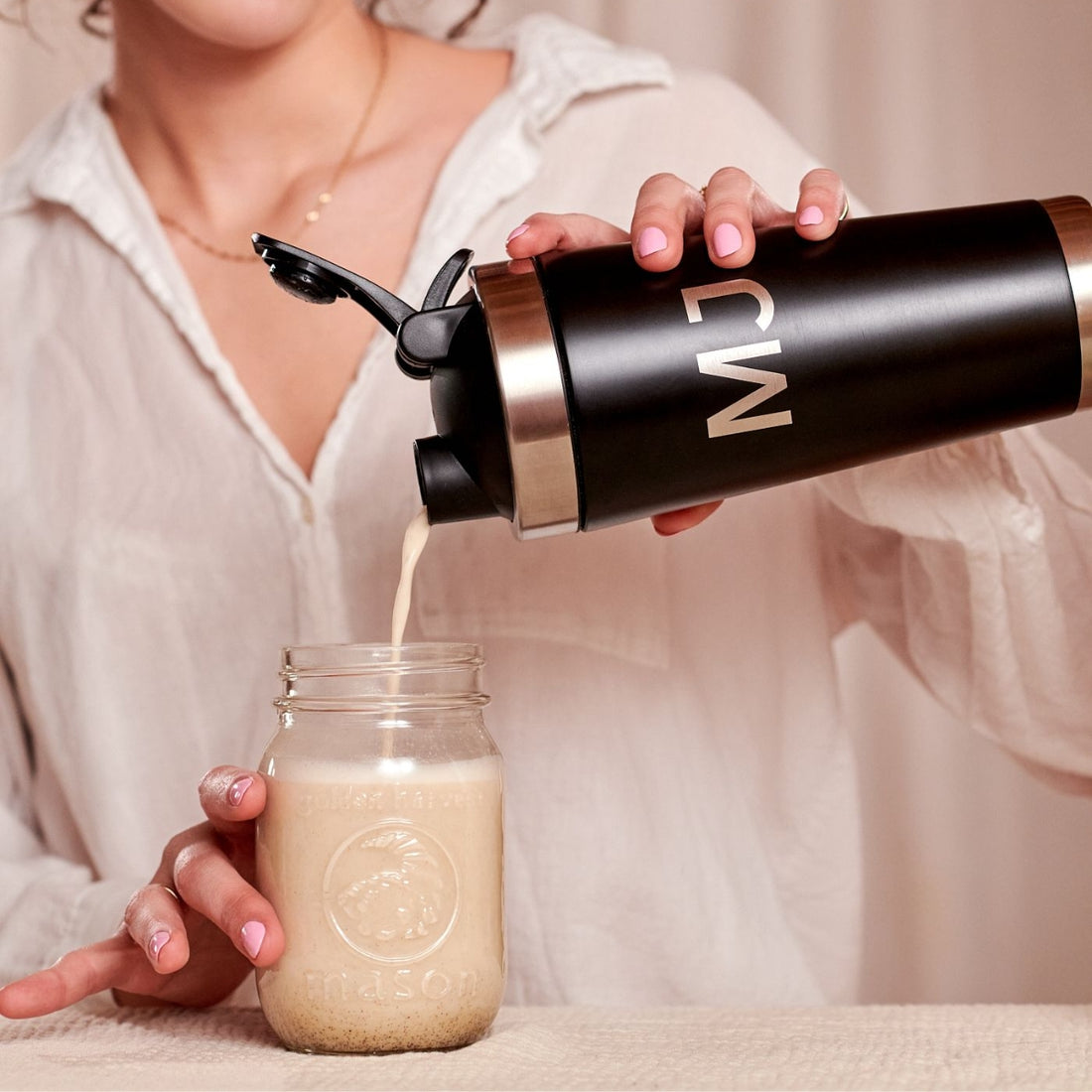 Shaker en acier inoxydable