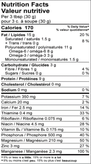 Graines de chanvre biologiques