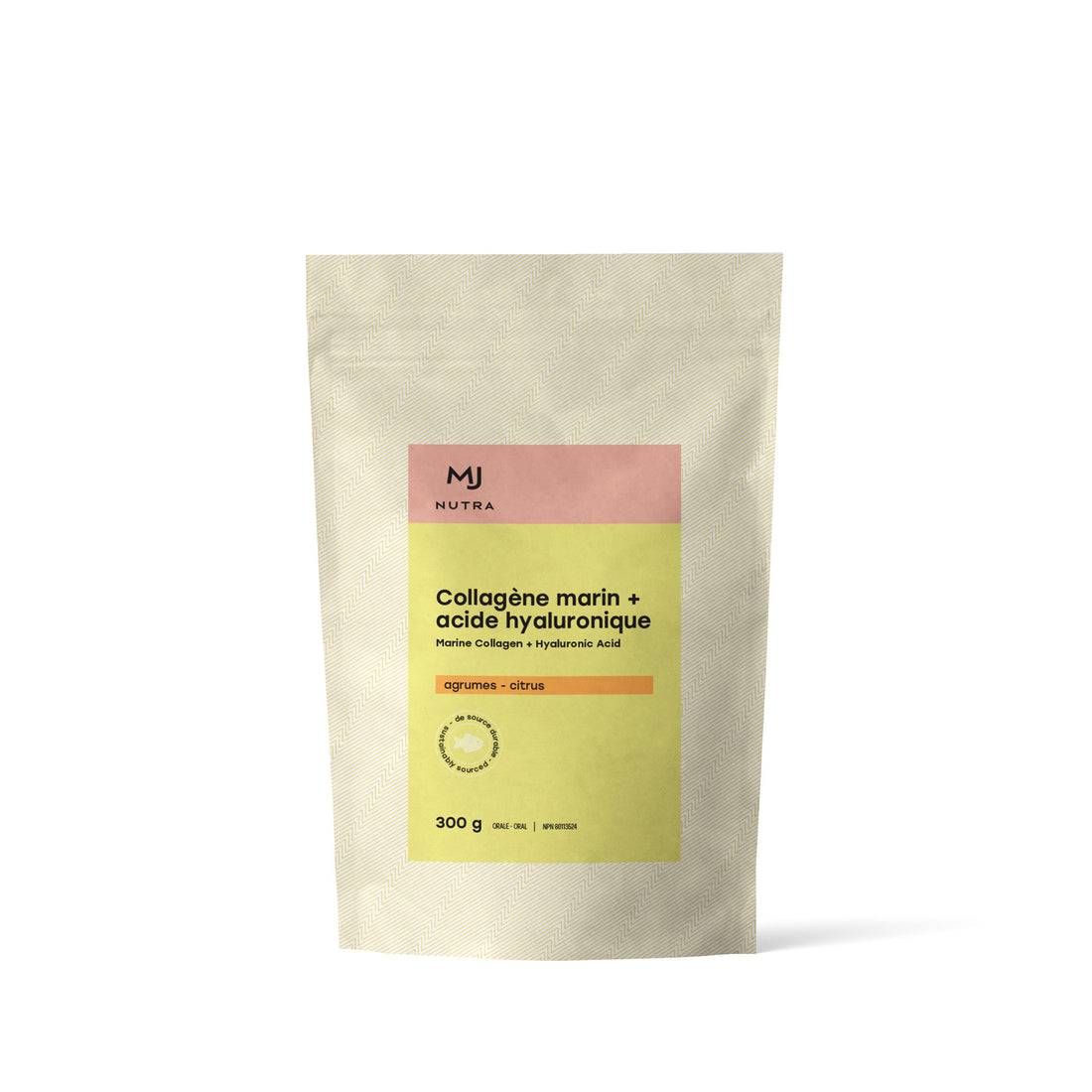 Collagène marin + Acide hyaluronique en sac - Agrumes