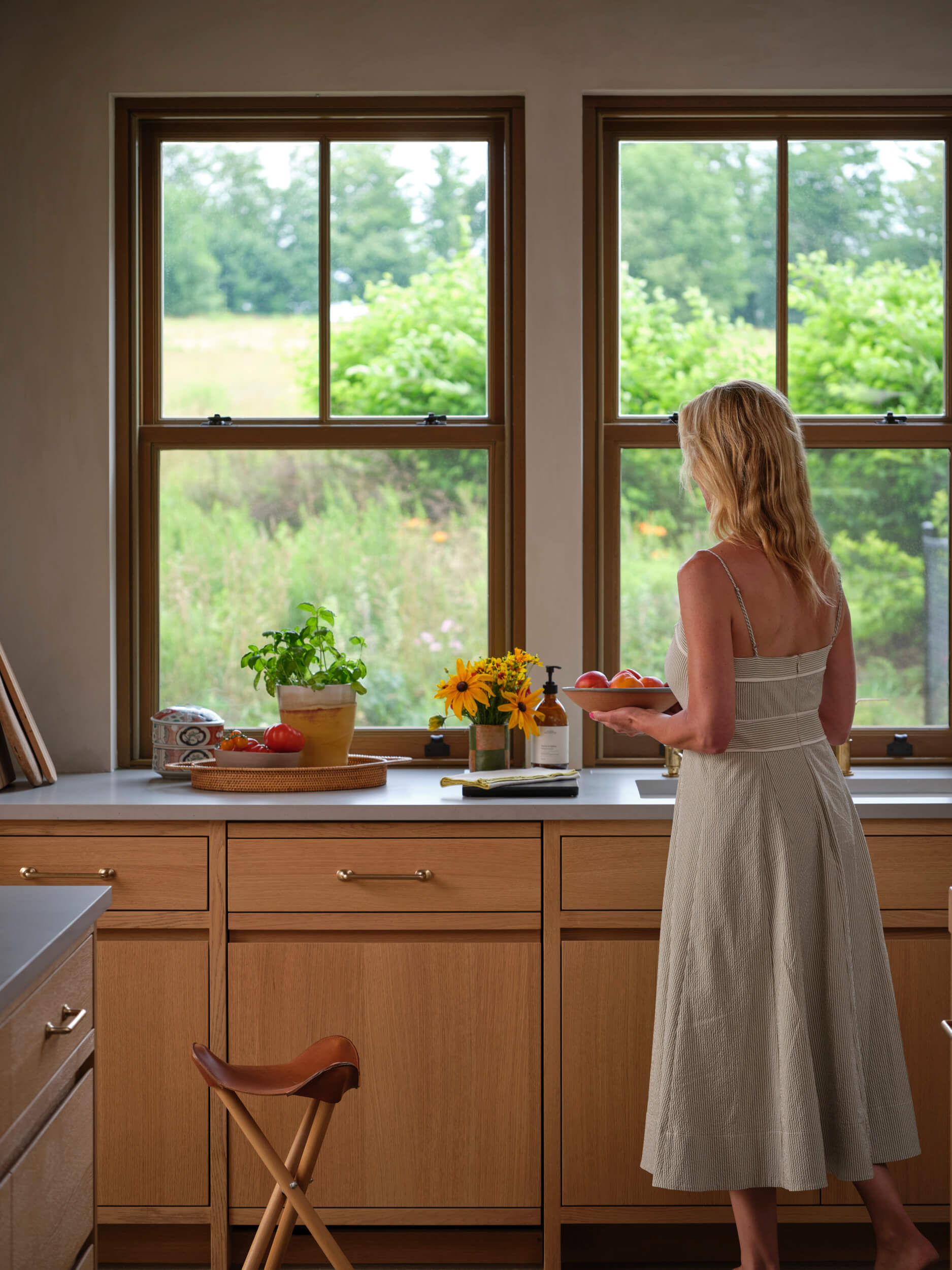 Jacynthe René dans la cuisine