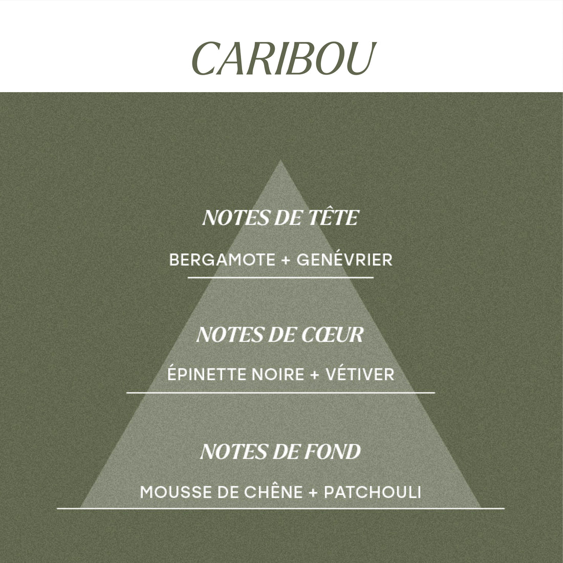 Caribou - Parfum d'ambiance