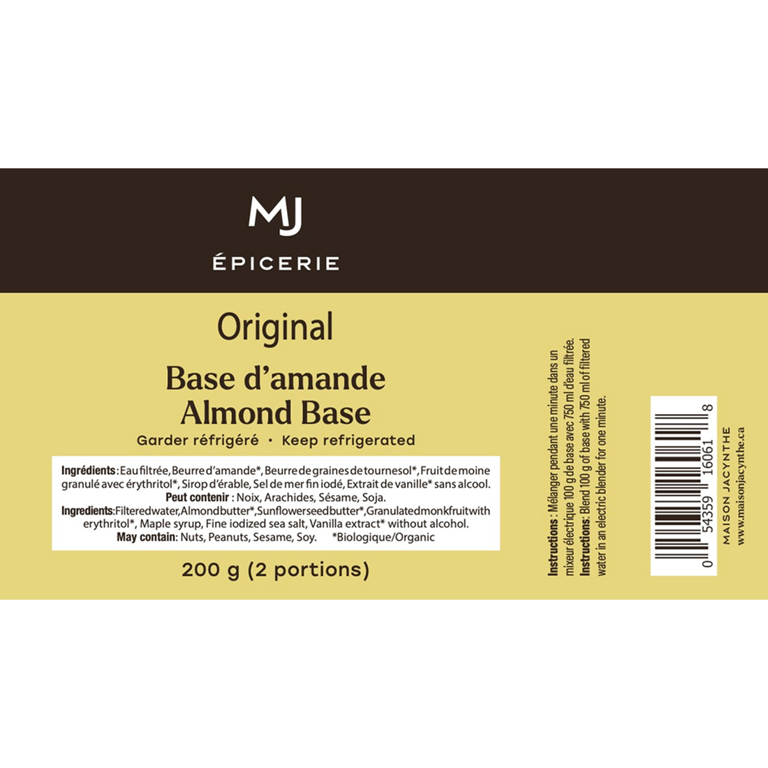 Base d'amande