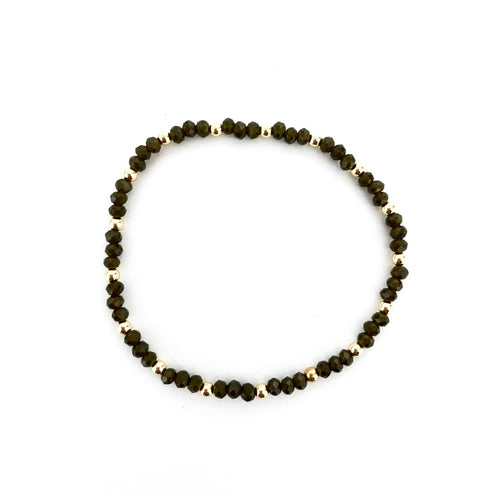 Bracelet Bohème Kaki
