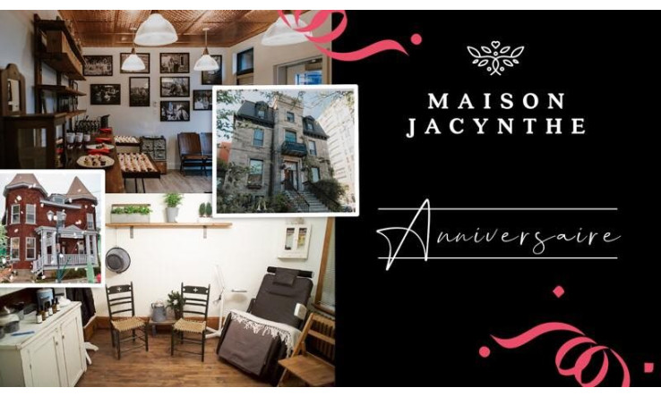 Invitation à notre anniversaire Maison Jacynthe