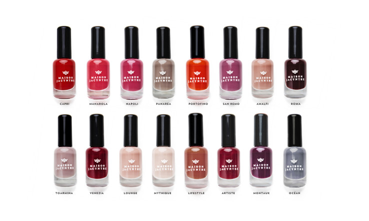 Nos vernis exempts de 9 à 10 produits toxiques