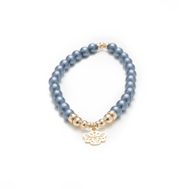 Tendresse - Bracelet Perles Bleues