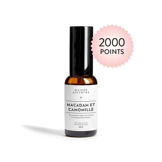 Massage oil - Macadam and Chamomile - 30 ml