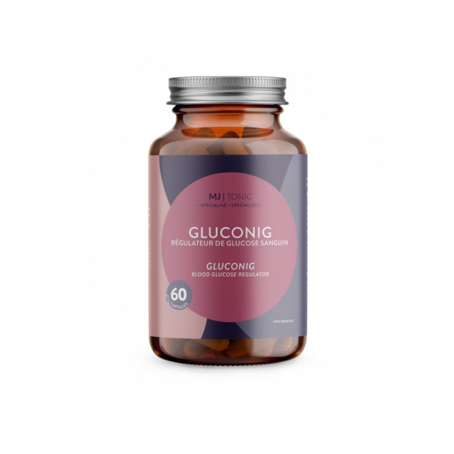 Gluconig Régulateur de glucose sanguin 60 capsules Maison Jacynthe