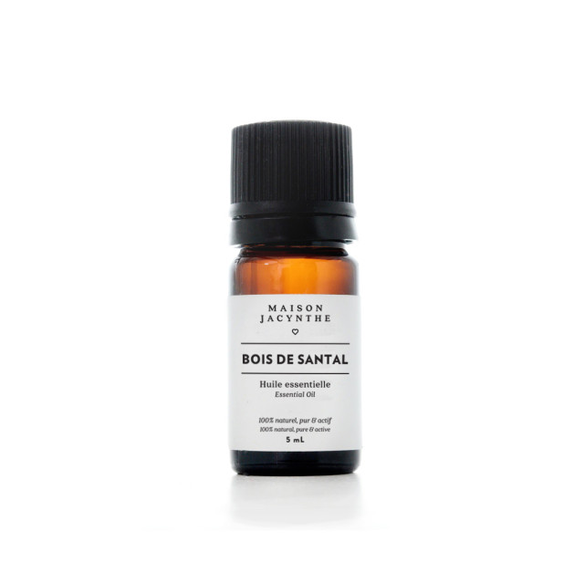 Huile essentielle - Bois de Santal - 100 % naturel & pur | Maison Jacynthe