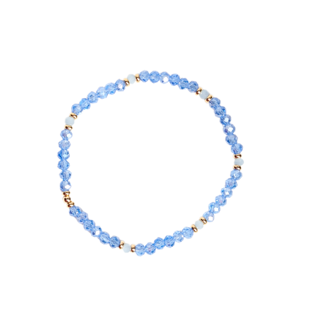 Bracelet - Blue Daisy 