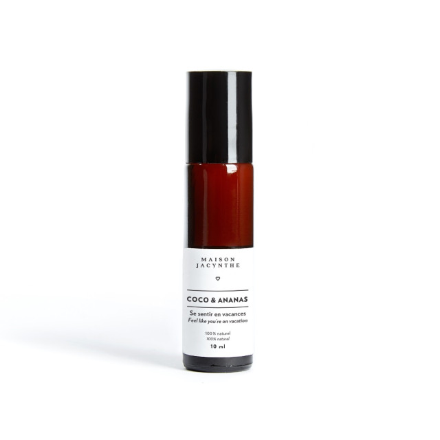 Huile parfumée à bille Coco & ananas de 10 ml de Maison Jacynthe