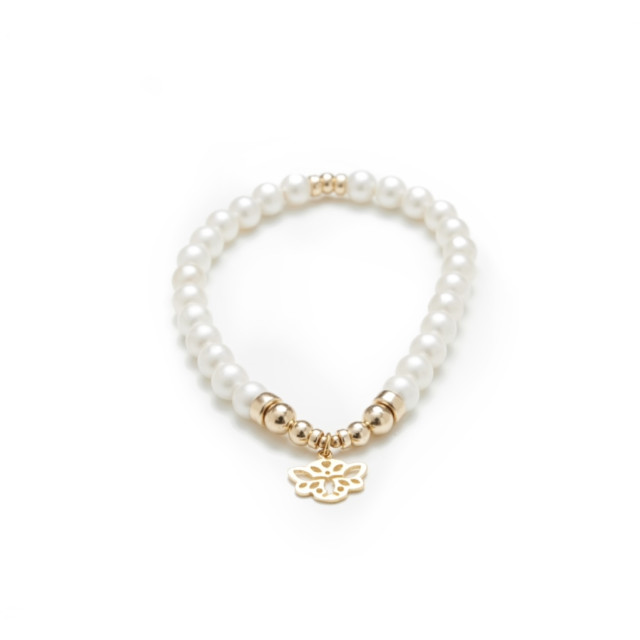 Tendresse - Bracelet Perles Blanches