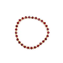 Bracelet Gold Pétillant Rouge