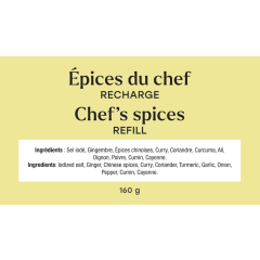Épices du chef recharge - 160g