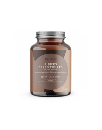 Pot de 350 g de poudre, les Fibres Essentielles avec orme & hibiscus sont idéales comme régulateur, breuvage éliminatoire et essentiel de base.