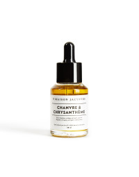 Bouteille de 30 ml avec pipette du Sérum Chanvre & Chrysanthème de Maison Jacynthe