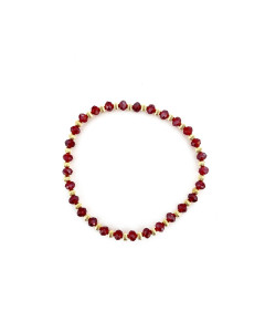 Bracelet Gold Pétillant Rouge