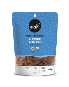 Sac de 200 g des Amandes crues biologiques d'Elan