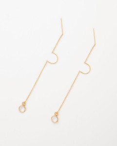 Chaîne - Boucles d'oreilles avec pendentif