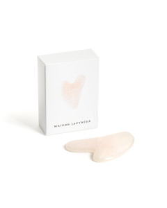 Gua Sha en quartz rose pour massage