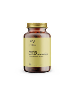Pot en verre de 180 capsules de la Formule anti-inflammatoire de Maison Jacynthe