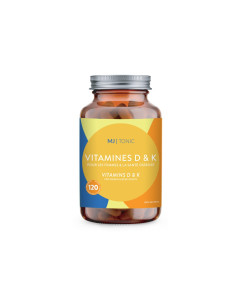 Pot en verre de 120 comprimés des Vitamines D & K à croquer de Maison Jacynthe