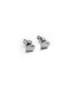 Heart - Silver Earrings